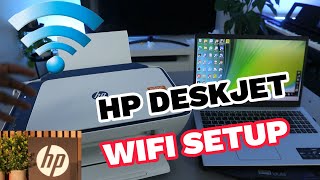 How to How to Do a WIFI Setup of HP Deskjet AllinOne Wireless Printer [upl. by Thorstein768]