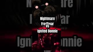 Ignited Bonnie vs nightmare Fredbear WAKE UP TO REALITY [upl. by Wyly]