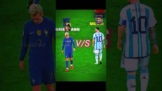 Messi 🇦🇷 Vs Griezmann 🇫🇷 Football match ⚽ shorts tranding football [upl. by Eimak]