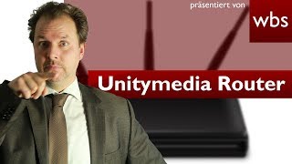 Darf Unitymedia eure Router für ein flächendeckendes WLANNetz nutzen  RA Christian Solmecke [upl. by Buchanan176]