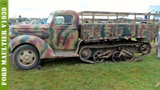 Ford Maultier v1939  halftrack truck  HD [upl. by Beverlie]