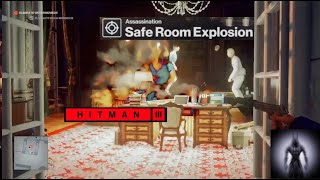 HITMAN The Targets Safe Room Explosion Challenge Dalia Margoles amp Viktor Novikof Paris [upl. by Sundin924]