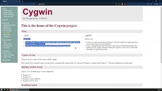 InComp 20240101 Instalar cygwin [upl. by Noeruat]