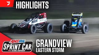 Jesse Hockett Classic  USAC Eastern Storm at Grandview Speedway 61124  Highlights [upl. by Janette]