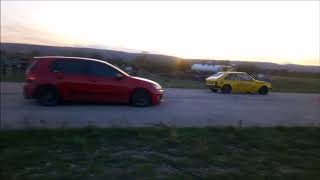 VW Golf MK6 GTI vs Opel Kadett 20 16V GSI TURBO [upl. by Attelrahc]