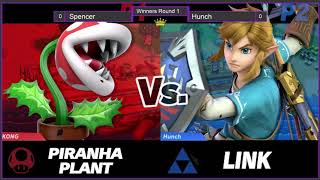 Kings Krossing HDR Spencer Piranha Plant DK vs Hunch Link Kirby Winners Round 1  512024 [upl. by Anyrb921]