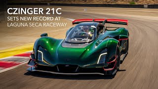 Czinger 21C  Breaking Laguna Secas Lap Record [upl. by Anomer]