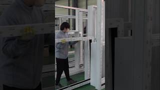 process of making apartment windows Koreas Window Mass Production Plant [upl. by Eimam263]