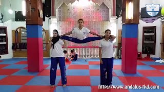 Martial Art  Taekwondo  Amazing Girls Kicks And Flexibility [upl. by Carman650]