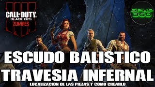 Call of Duty Black Ops 4  Cómo crear el Escudo balístico en Voyage of Despair Mapa Zombis [upl. by Marino]