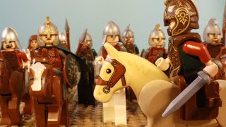 The Ride of the Rohirrim  Lego Lord of the Rings Stop Motion [upl. by Akilaz712]