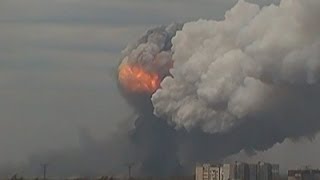 Raw Powerful Blast Rocks Ukrainian City [upl. by Mcgean]