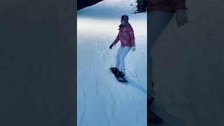 A little night ride featuring ShadyVEU NOVA snow goggles in Pink Peak shredthegnar snowboarding [upl. by Hibben]