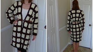 How to Crochet a Granny Square Jacket [upl. by Aznaed]