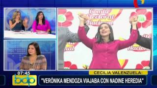 Cecilia Valenzuela “Verónika Mendoza mintió ella sí escribió en agenda” 12 [upl. by Paddy]