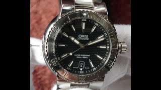 Oris Divers Date 01 733 7533 415407 8 24 01PEB Präsentation 4K Ultra HD [upl. by Ilbert]