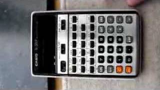 Casio Fx201 Calculator in Action [upl. by Rudelson404]