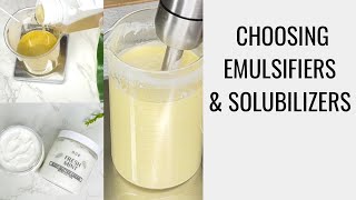 HOW TO CHOOSE EMULSIFIERS amp SOLUBILIZERS IN COSMETICS [upl. by Sirred]