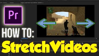 how to stretch and resize your video Easy Adobe Premiere HD [upl. by Etteiram]