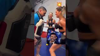 💥Mica Viciconte y Flor Vigna 🥊entrenamiento shorts boxeo notichisme [upl. by Eramal]