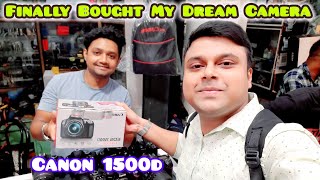 Finally Bought My Dream DSLR Camera Canon 1500d canon1500d [upl. by Gaiser]