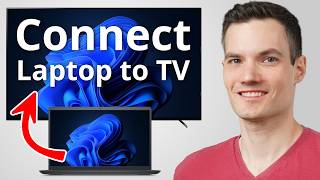 How to Connect Laptop to TV Wireless amp HDMI [upl. by Imhskal]