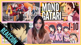 REACCIONANDO a los OPENINGS de MONOGATARI 110💜 [upl. by Herriott645]