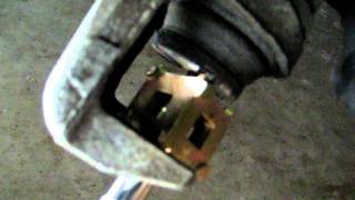 Honda Accord Rear Brakes  Test Fitting Disc Brake Piston Tool On ScrewIn Type Rear Caliper Piston [upl. by Linzy53]