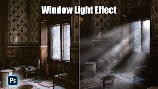 How To Create Window Light Effect in Photoshop [upl. by Kotto]