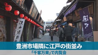 豊洲市場隣に江戸の街並み 「千客万来」で内覧会 [upl. by O'Reilly]