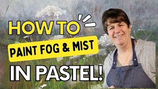 How to Paint a Foggy Misty Landscape in Pastel [upl. by Ateekan]