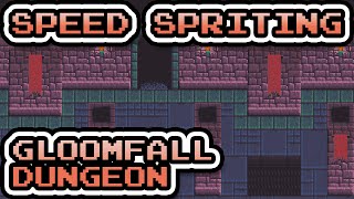 Speed Spriting  Gloomfall Dungeon [upl. by Lenad]