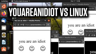 youareanidiot vs Ubuntu  Apakah Virus Web ini bisa menyerang Linux [upl. by Flinn430]