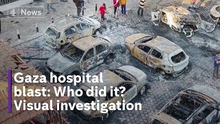 Who was behind the Gaza hospital blast – visual investigation [upl. by Sibelle370]