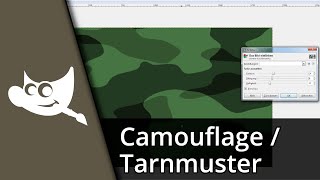 Gimp Camouflage erstellen  Gimp Tarnmuster ✅ Tutorial [upl. by Ahsatsan]