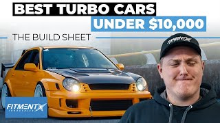 Best Turbo Cars Under 10K  The Build Sheet [upl. by Tamberg]