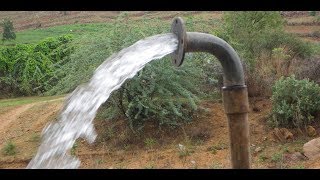 Water divining and drillingSELVAKUMAR at Kangeyam2 inches Water Flow [upl. by Einaled]