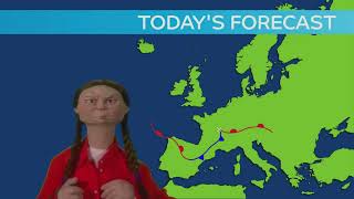 spitting image Greta Thunberg Weather Forecast [upl. by Aggy231]