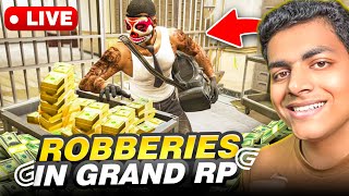 Robberies Races amp More Fun In GTA 5 RP  Assassin En2  Lazy Assassin Plays Grand RP Live [upl. by Garey]