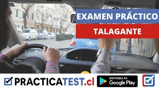 Examen practico Licencia Clase B 🚦 TALAGANTE  LICENCIA de conducir clase b Chile 2021 [upl. by Atteoj942]