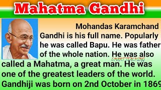 Mahatma Gandhi biography in English  Mahatma Gandhi speech in English  Gandhiji Essay in English [upl. by Enyaht]