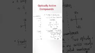 Optically Active Compounds  Enantiomers [upl. by Conger]