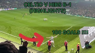 CRAZY SCENES CELTIC V HIBS 61 HIGHLIGHTS [upl. by Nitsraek]