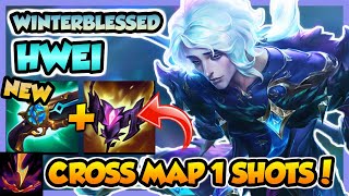 ❄️ Winterblessed Hwei MELTS hearts AND HEALTHBARS  Season 14 PBE Gameplay  Erick Dota [upl. by Aicak]