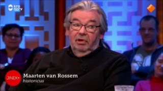 Maarten van Rossem Bij Jinek Over Hier zijn de van Rossems [upl. by Plossl]