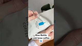 Blue Bottle cold brew coffee 🌀 asmr coffee coffeelifestyle coffeelover brewcoffee lifestyle [upl. by Tristram]