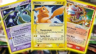 GOLD STAR EX SERIES BOOSTER PACKS Opening 2008 Regigigas amp Heatran Pokemon Tins [upl. by Ayomat]