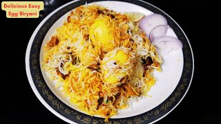 Egg Biryani Recipe  Anda Biryani  Egg Dum Biryani Recipe  बनाइए दमदार अंडा दम बिरयानी [upl. by Thant]