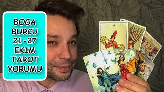 BOGA BURCU HAFTALIK TAROT YORUMU 21  27 EKIM ♉ [upl. by Nichani]