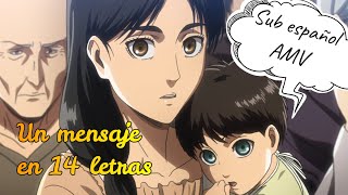 14 moji no degnon SUB ESPAÑOL  Carla Jaeger AMV  Shingeki no kyojin [upl. by Adnawyt]